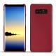 Samsung Galaxy Note8 leather cover - Rouge passion