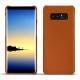 Samsung Galaxy Note8 leather cover - Orange vibrant