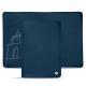 Estuche de piel para pasaporte - Blu mediterran