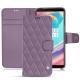 Housse cuir OnePlus 5T - Lilas - Couture ( Nappa - Pantone 2645U ) 
