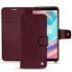 Housse cuir OnePlus 5T - Lie de vin ( Pantone 5115C ) 