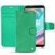 OnePlus 5T leather case - Menthe vintage ( Pantone 562C ) 