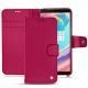 OnePlus 5T leather case - Rose fluo