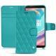 Lederschutzhülle OnePlus 5T - Bleu fluo - Couture