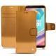 OnePlus 5T leather case - Or Maïa ( Pantone 871C ) 