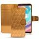 Housse cuir OnePlus 5T - Or Maïa - Couture