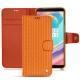 Capa em pele OnePlus 5T - Abaca arancio
