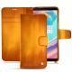 OnePlus 5T leather case - Orange Patine
