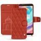 OnePlus 5T leather case - Arange clouquié - Couture