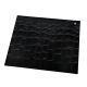 Tapis de souris cuir - Crocodile nero