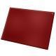 Leather desk blotter - Large 60 x 45 cm - Tomate ( Pantone 187C ) 