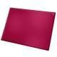 Sous main de bureau en cuir - Large 60 x 45 cm - Rose fluo