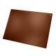 Sous main de bureau en cuir - Medium 44 x 30 cm - Marron ( Nappa - Pantone 1615C ) 