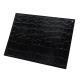 Schreibtischunterlage aus Leder - Mittel 44 x 30 cm - Crocodile nero