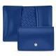 Credit - business cards leather holder - Bleu océan ( Nappa - Pantone 293C ) 