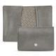 Custodia in pelle pour cartes de visite - credit - Acier vintage ( Pantone 403C ) 