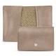 Capa em pele pour cartes de visite - credit - Taupe vintage ( Pantone 7530C ) 