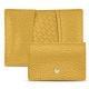 Credit - business cards leather holder - Mimosa ( Pantone 141C ) 