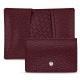 Credit - business cards leather holder - Lie de vin ( Pantone 5115C ) 
