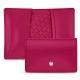 Capa em pele pour cartes de visite - credit - Rose fluo