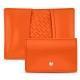 レザーケース 名刺-クレジットカード用 - Orange fluo