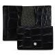 Custodia in pelle pour cartes de visite - credit - Crocodile nero