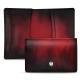 Funda de piel para tarjetas de presentacion - Rouge Patine