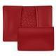 Capa em pele pour cartes de visite - credit - Rouge PU