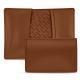 Custodia in pelle pour cartes de visite - credit - Marron PU