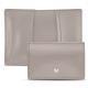 Capa em pele pour cartes de visite - credit - Taupe innocent