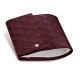 Chequebook wallet - Lie de vin - Couture ( Pantone 5115C ) 