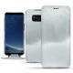 Housse cuir Samsung Galaxy S8 - Platinium ( Pantone 877C ) 