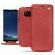 Custodia in pelle Samsung Galaxy S8 - Cerise vintage ( Pantone 185C ) 