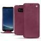 Custodia in pelle Samsung Galaxy S8 - Prune vintage ( Pantone 512C ) 