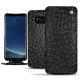 Custodia in pelle Samsung Galaxy S8 - Autruche nero