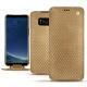Custodia in pelle Samsung Galaxy S8 - Serpent sabbia