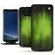 Samsung Galaxy S8 leather case - Vert Patine