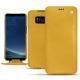 Samsung Galaxy S8 leather case - Jaune soulèu