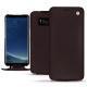 Samsung Galaxy S8 leather case - Marron envoûtant
