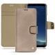Housse cuir Samsung Galaxy S8 - Taupe vintage ( Pantone 7530C ) 