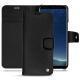 Samsung Galaxy S8 leather case - Ebène ( Sleek P C12 - Black ) 