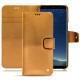 Housse cuir Samsung Galaxy S8 - Or Maïa ( Pantone 871C ) 
