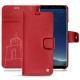 Samsung Galaxy S8 leather case - Rouge troupelenc