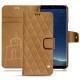 Housse cuir Samsung Galaxy S8 - Castan esparciate - Couture