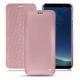 Housse cuir Samsung Galaxy S8 - Rose ( Nappa - Pantone 2365C ) 