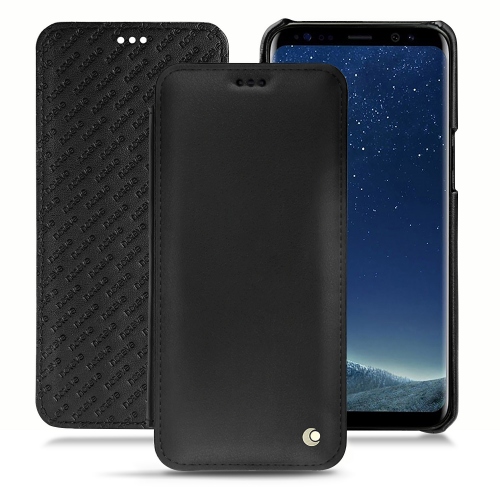 Samsung Galaxy S8 leather case - Noir ( Nappa - Black ) 