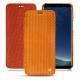 Housse cuir Samsung Galaxy S8 - Abaca arancio