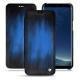 Housse cuir Samsung Galaxy S8 - Bleu Patine