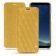 Housse cuir Samsung Galaxy S8 - Mimosa - Couture ( Pantone 141C ) 