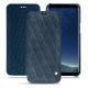 Housse cuir Samsung Galaxy S8 - Jean vintage - Couture